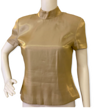 Load image into Gallery viewer, Vintage Adrianna Papell Evening Essentials Gold Top
