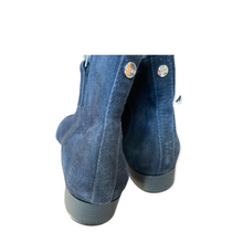 Load image into Gallery viewer, Dkny Womens Talie Leather Closed Toe Ankle Fashion Boots, Indigo